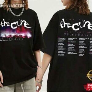 NWOT. OG The Cure 2023 Concert T-Shirt. Size XL
